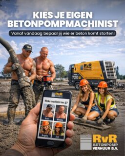 We hebben iets nieuws… 🤩 

Vanaf vandaag bepaal jij wie er beton komt storten! Na een offerteaanvraag kun je op de website op basis van een foto kiezen welke machinist bij jou mag langskomen. En voor wie nét dat beetje extra wil: tegen een kleine meerprijs blijft je gekozen machinist na afloop nog even hangen voor een kopje koffie. ☕ 

Wie zou jij kiezen?

#1april #humor #bouw #beton