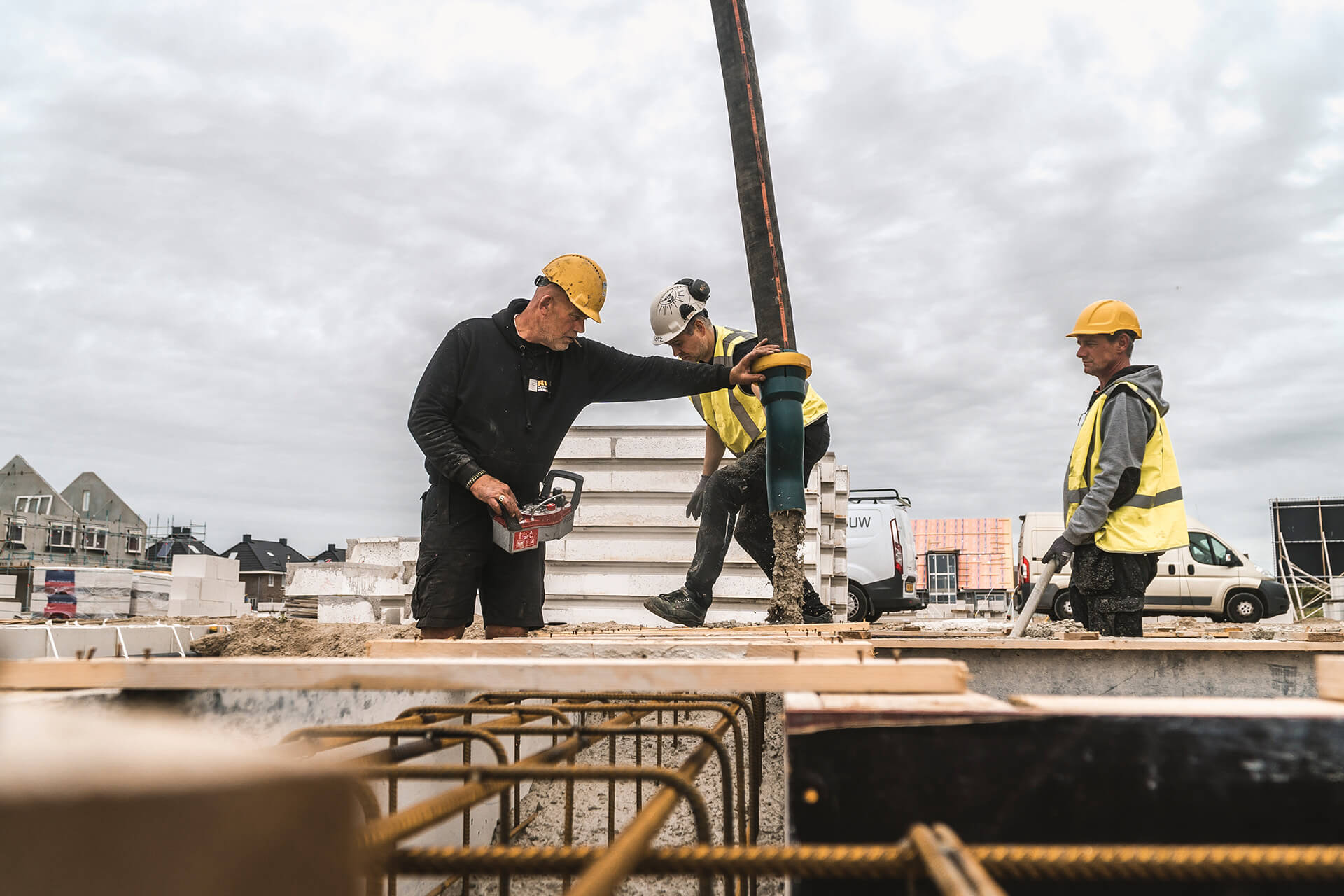 RvR Betonpomp verhuur Werkzaamheden Particulier Wanden Storten