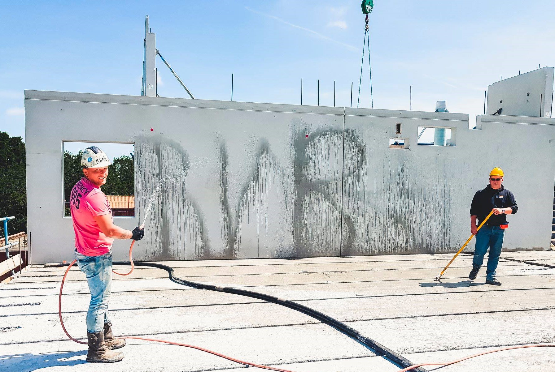 Beton in de zomer maatregelen