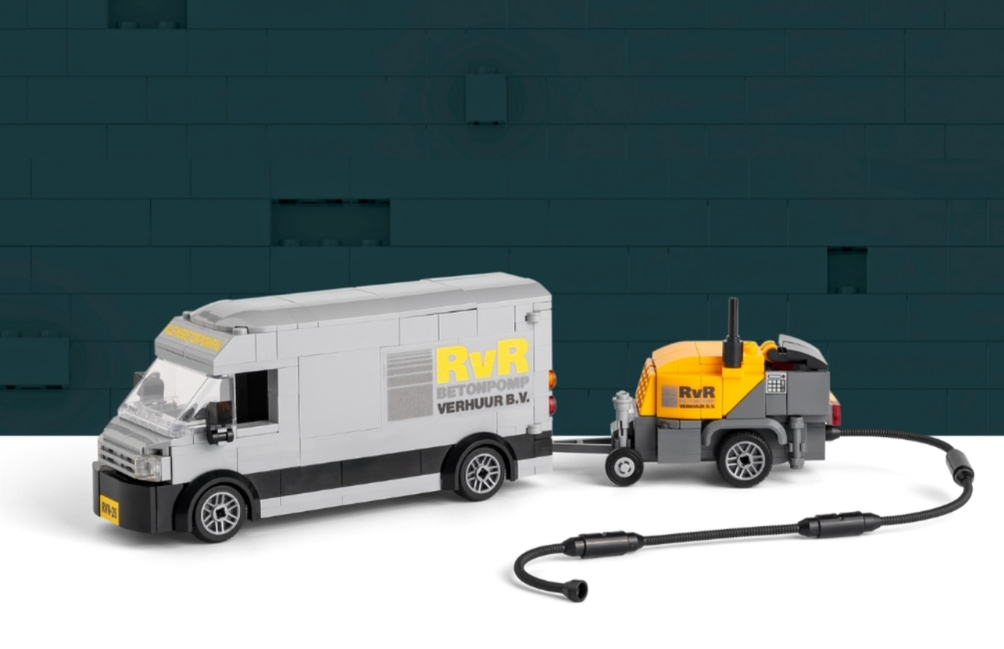Betonpomp van LEGO RvR