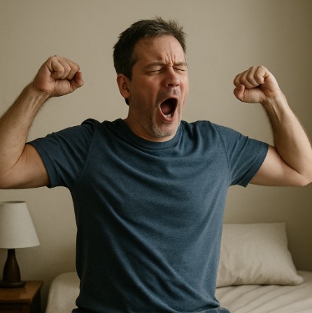 Dat is vroeg! Daar zou ik wel even aan moeten wennen...