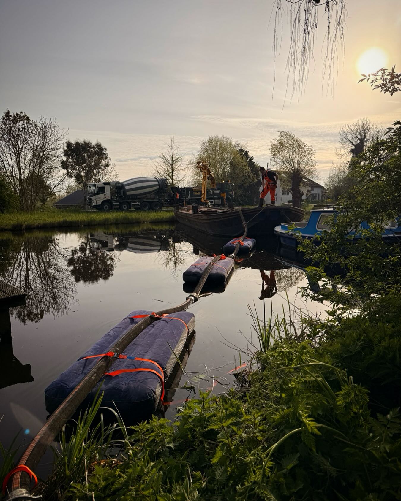Creatief met luchtbedden, plaatje toch? 📸☀️
